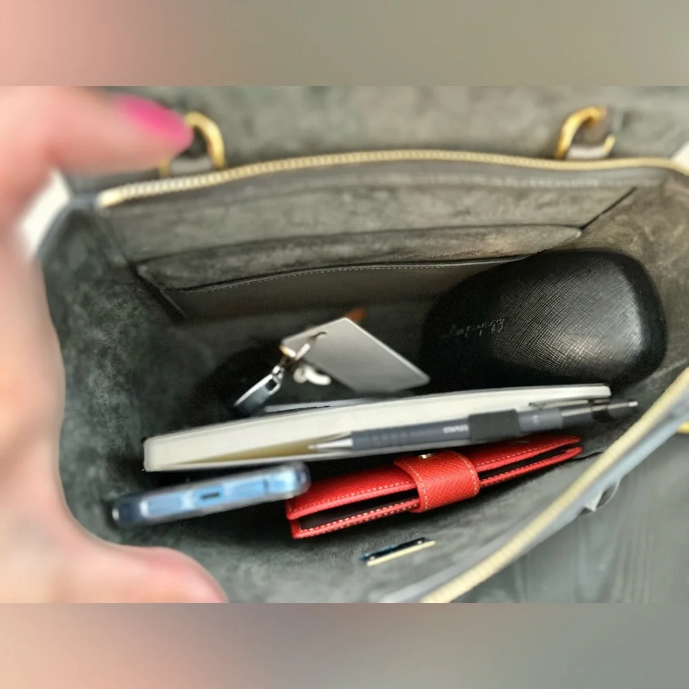 ❤️SOLD❤️ Auth CELINE Micro Grey Belt Bag in Grained Leather 9 x 8 IN - Picture 12 of 16